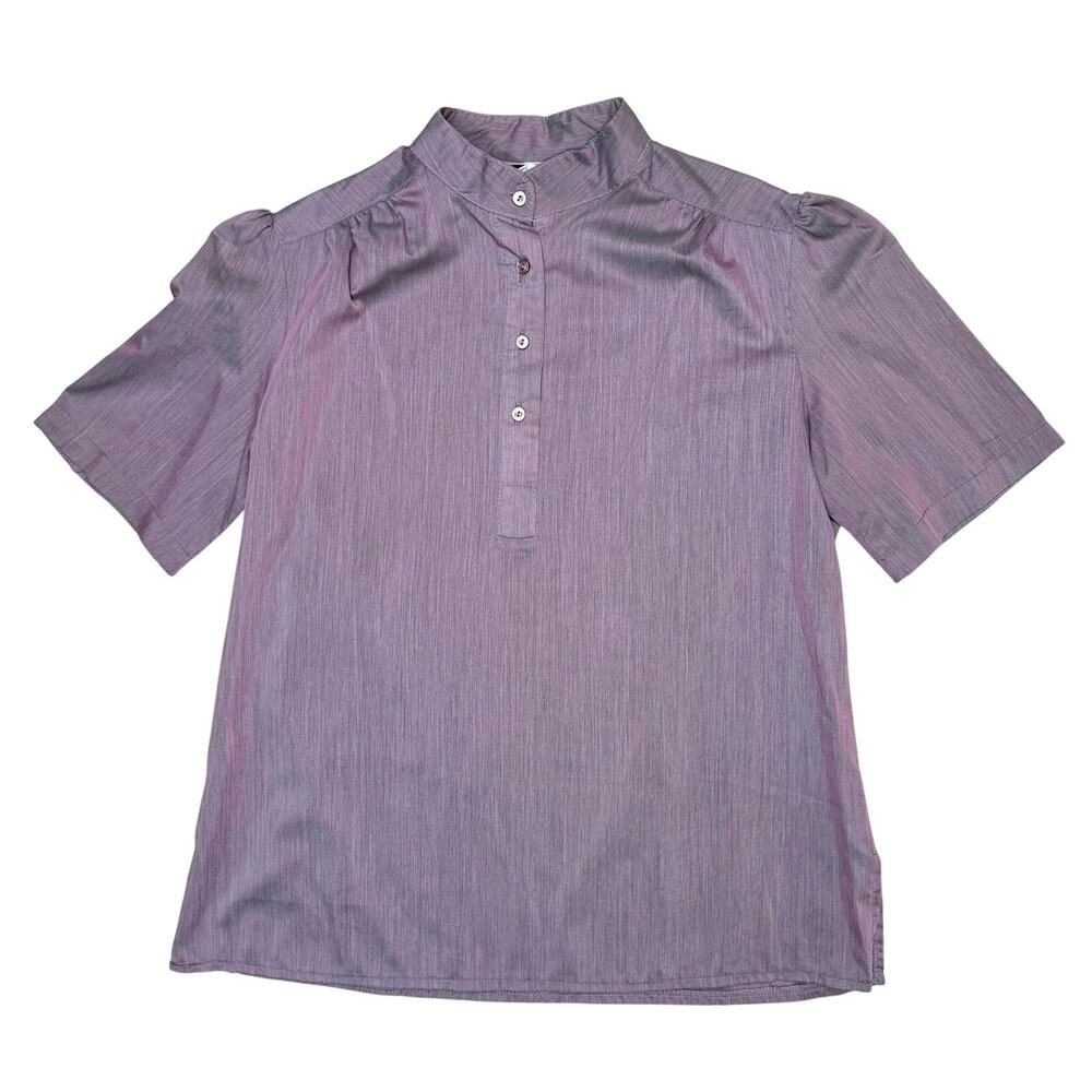 Vintage Alex Colman Blouse Womens Size 14 Retro Pullover Top